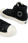 נעלי סניקרס צ'אק 70 גבוהות בגוון שחור CONVERSE