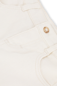 גילאי 8-36 חודשים מכנסי ג'ינס קצרים לבנים PETIT BATEAU