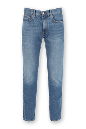 מכנסי ג'ינס ישרים בצבע כחול TOMMY HILFIGER