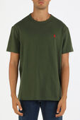 תמונת דוגמן קידמית של Crewneck T-Shirt in Dark Green