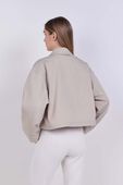 תמונת דוגמן אחורית של Twill Collared Jacket