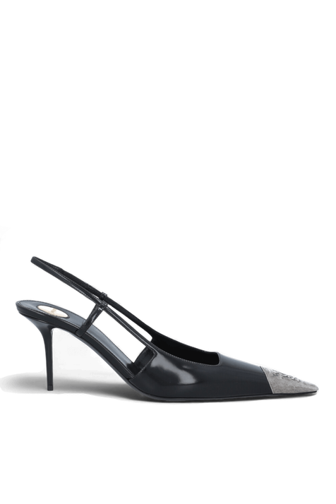 נעלי עקב סלינג בק SAINT LAURENT