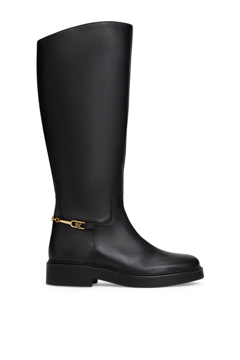 מגפי עור TOMMY HILFIGER