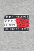 גילאי 2-9 חולצת טי עם הדפס לוגו TOMMY HILFIGER KIDS