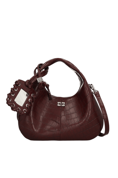 תיק יד הובו מיני קרוקו GANNI