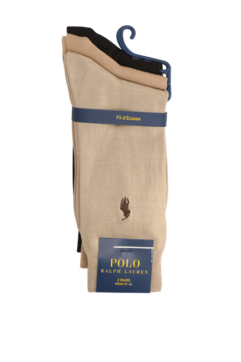 מארז שלוש זוגות גרביים POLO RALPH LAUREN