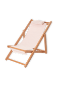 כיסא חוף לילדים בדוגמת פסים בורוד ולבן BUSINESS AND PLEASURE