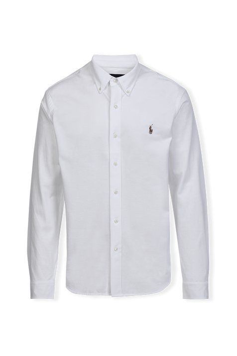 חולצת אוקספורד קלאסית בלבן POLO RALPH LAUREN