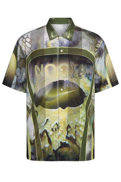 נייקי X סטוסי חולצת כפתורים רשת NIKE