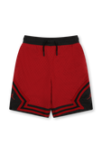 גילאי 4-7 מכנסי כדורסל קצרים אדומים JORDAN