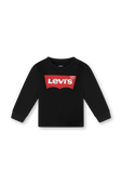 גילאי 3-9 חודשים חולצת באטווינג בשחור LEVI`S KIDS