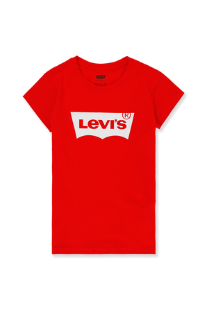 גילאי 8-16 חולצת באטווינג באדום LEVI`S KIDS