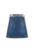 חצאית ג`ינס קצרה - גילאי 3-6 TOMMY HILFIGER KIDS