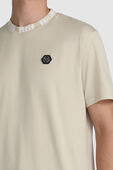 חולצת טי עם הדפס על הצווארון PHILIPP PLEIN