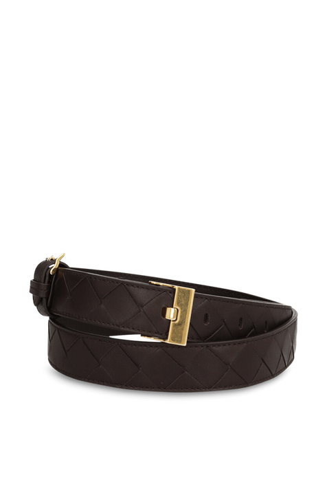 חגורת עור קלועה BOTTEGA VENETA