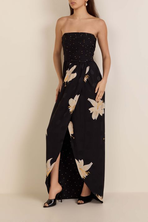 שמלת משי VALENTINO