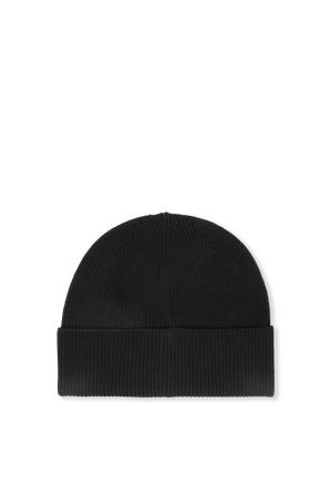 Logo Knit Beanie in Black KENZO