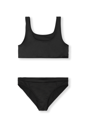 מידות 10-16 בגד ים ביקיני שחור עם דפוס לוגו CALVIN KLEIN