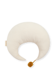 כרית בצורת ירח עם פונפון בצבע לבן NOBODINOZ