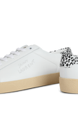 נעלי סניקרס SL/06 מעור בגוון לבן SAINT LAURENT