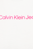 חולצת קרופ טי עם לוגו קלווין ג'ינס CALVIN KLEIN