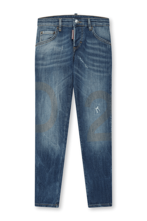 מכנסי ג'ינס - גילאי 4-14 שנים DSQUARED2 KIDS