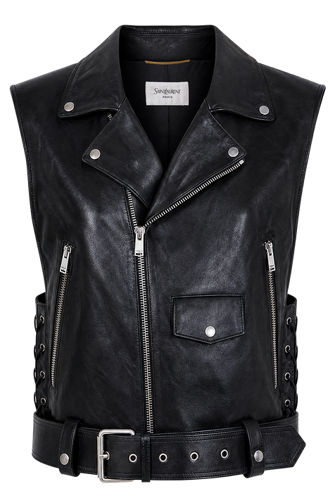וסט עור SAINT LAURENT