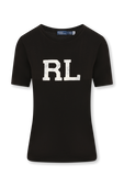 חולצת טי מכותנה עם לוגו ראשי תיבות POLO RALPH LAUREN