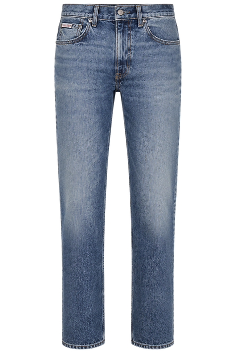 מכנסי ג'ינס בגזרה ישרה CALVIN KLEIN