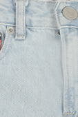 גילאי 2-6 מכנסי ג'ינס קצרים בהירים עם כיס ממותג TOMMY HILFIGER KIDS