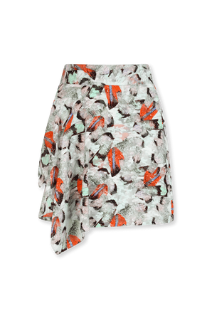 חצאית מיני עם הדפס קרטיס צבעוני IRO