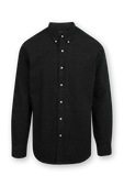 חולצת כפתורים שחורה ומחויטת POLO RALPH LAUREN