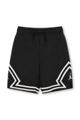 גילאי 4-7 מכנסי כדורסל קצרים שחורים JORDAN
