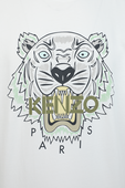 חולצת טי עם סמל הנמר בצבע לבן KENZO