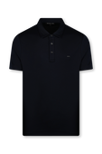 חולצת פולו קצרה מכותנה עם לוגו מטאלי MICHAEL KORS