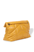 Puffer Small Bag in Mustard Leather SAINT LAURENT