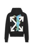 תמונה אחורית של Adam is Eve Hoodie in Black