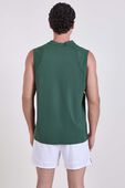 תמונת דוגמן אחורית של Mesh-Panelled Tennis Sleeveless Shirt