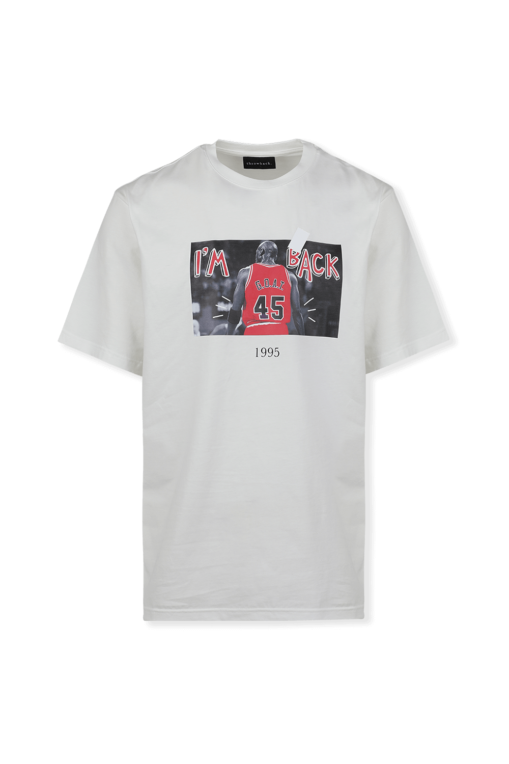 תמונה קידמית של Tee Im Back in White