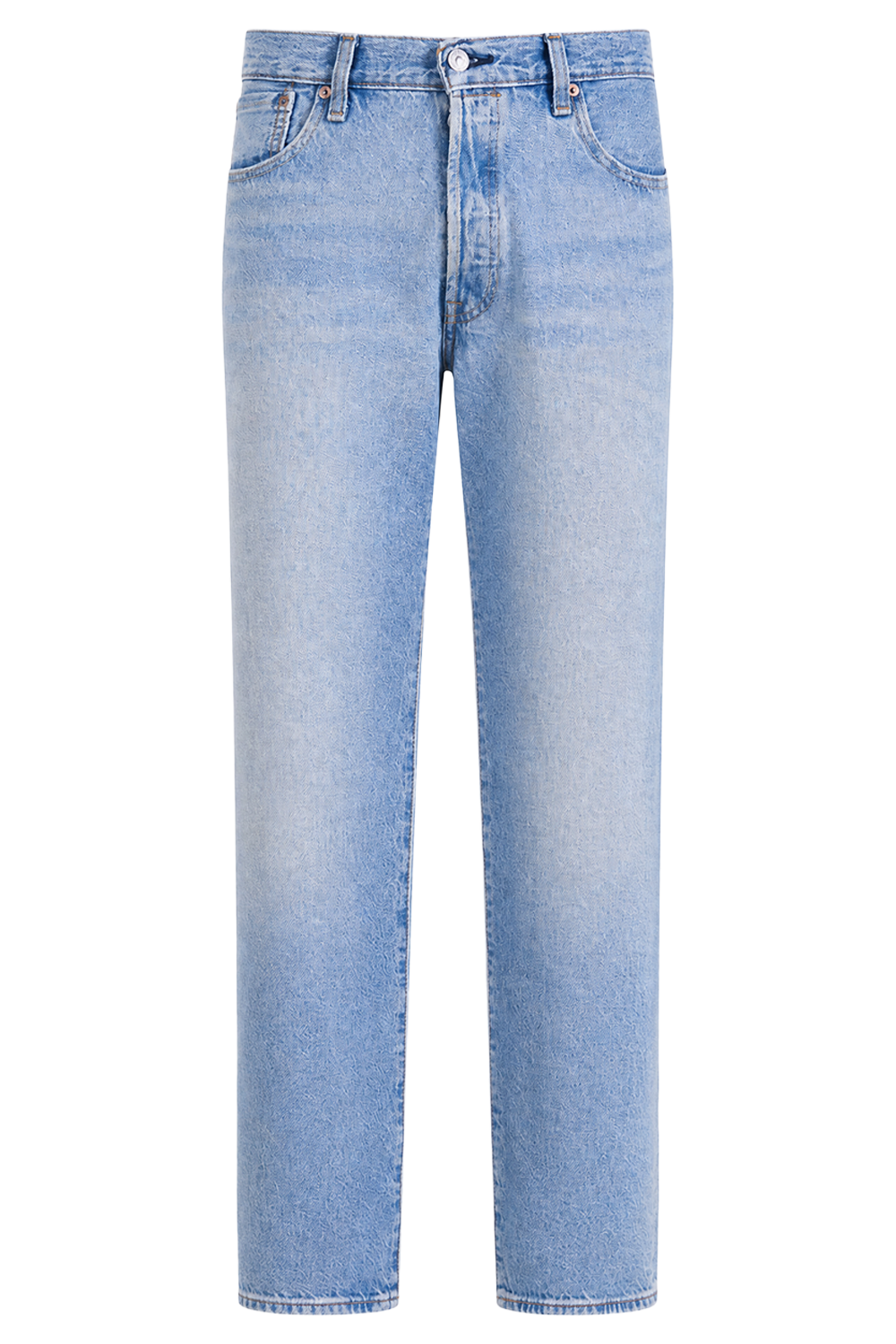תמונה קידמית של מכנסי ג'ינס 501 בגזרה משוחררת