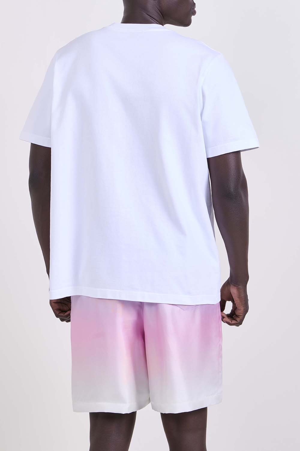 תמונת דוגמן אחורית של חולצת טי