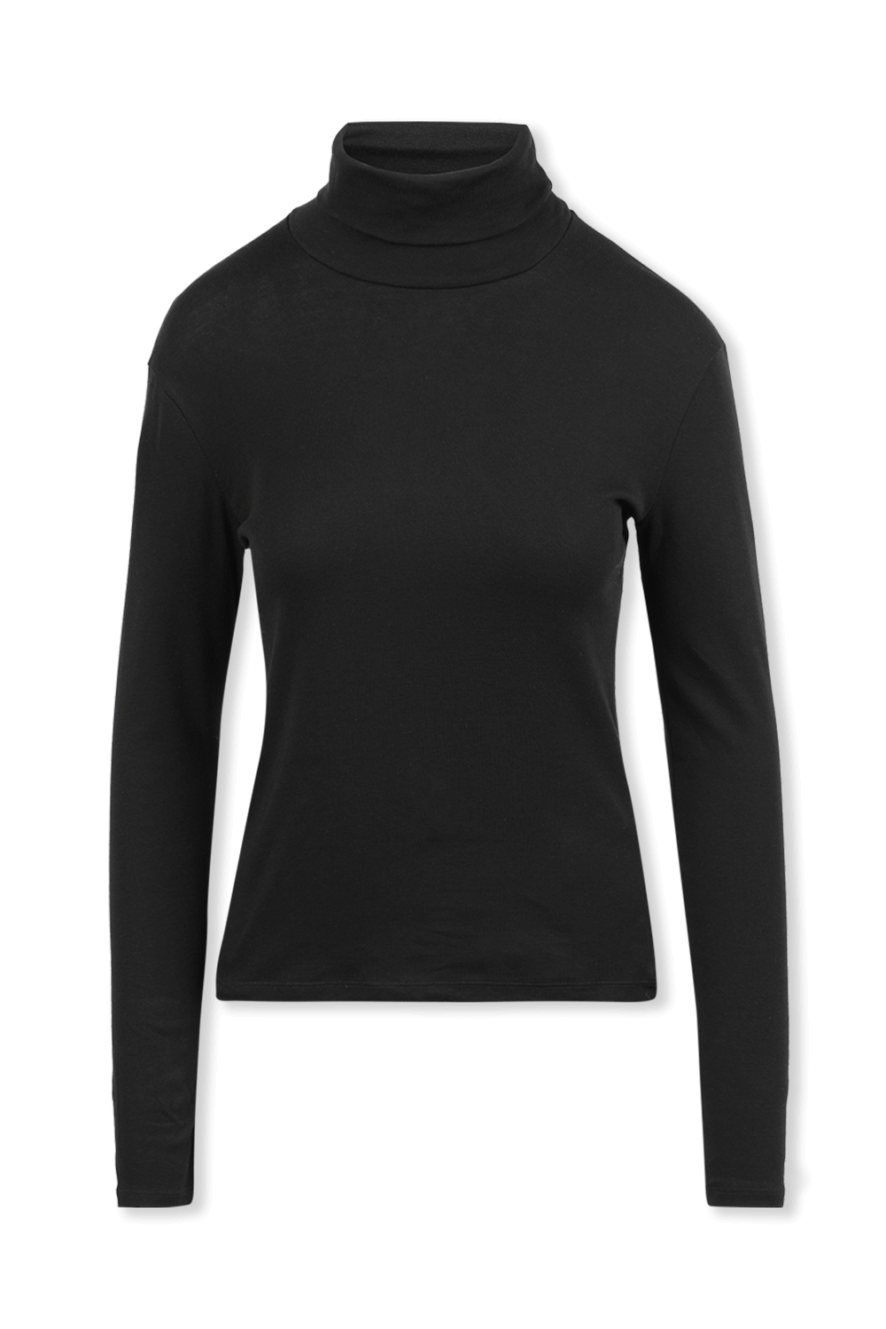 תמונה קידמית של Iconic Cotton Undershirt in Black