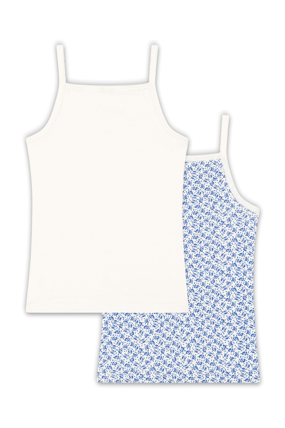 תמונה אחורית של מארז שתי גופיות מכותנה - גילאי 6-12