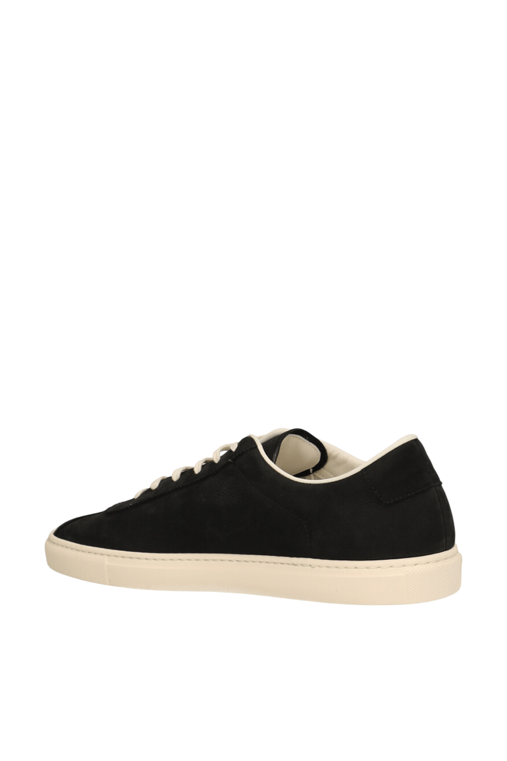 תמונה אחורית של נעלי סניקרס עור