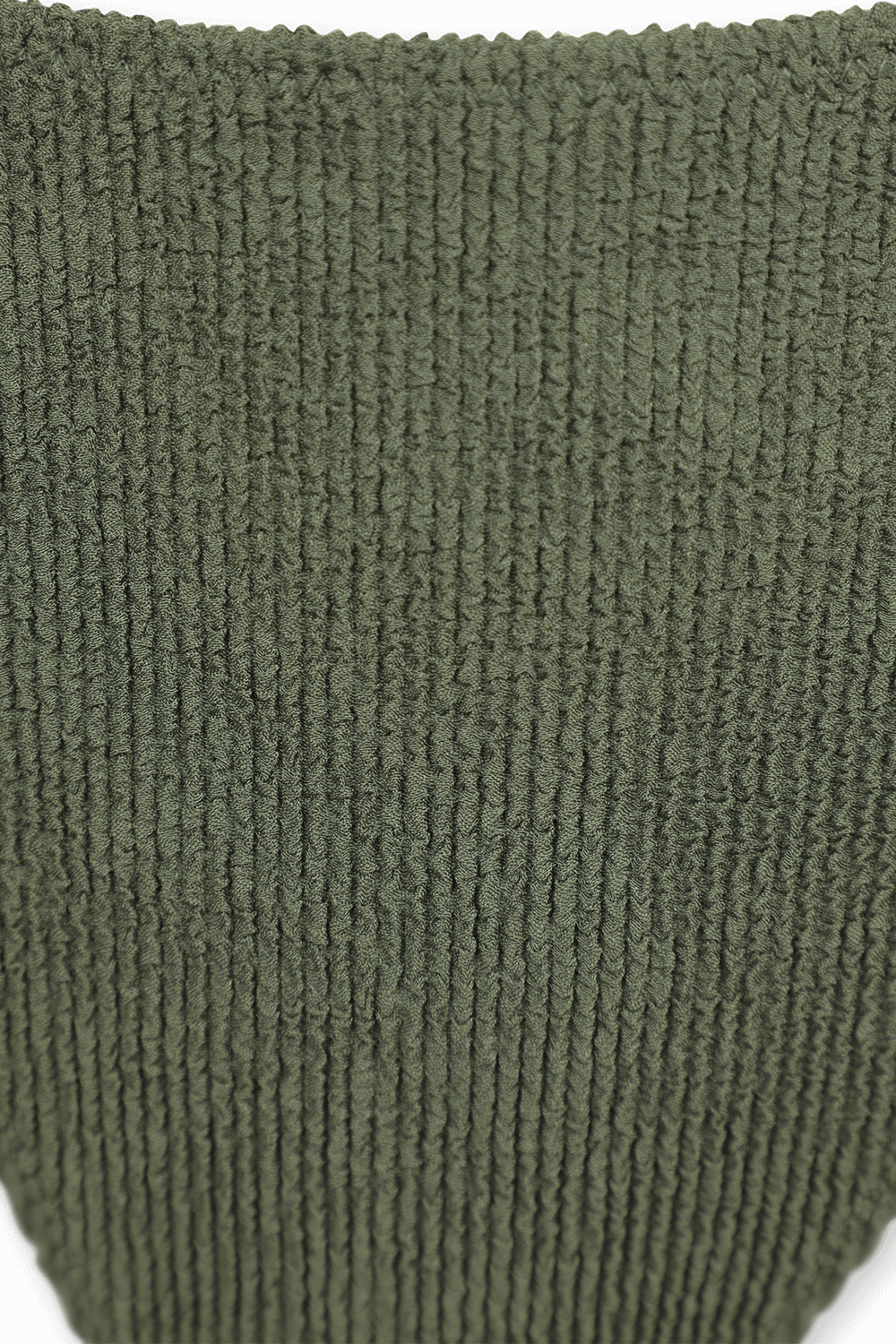 תמונה אחורית של High Waist Curve Bottom in Green