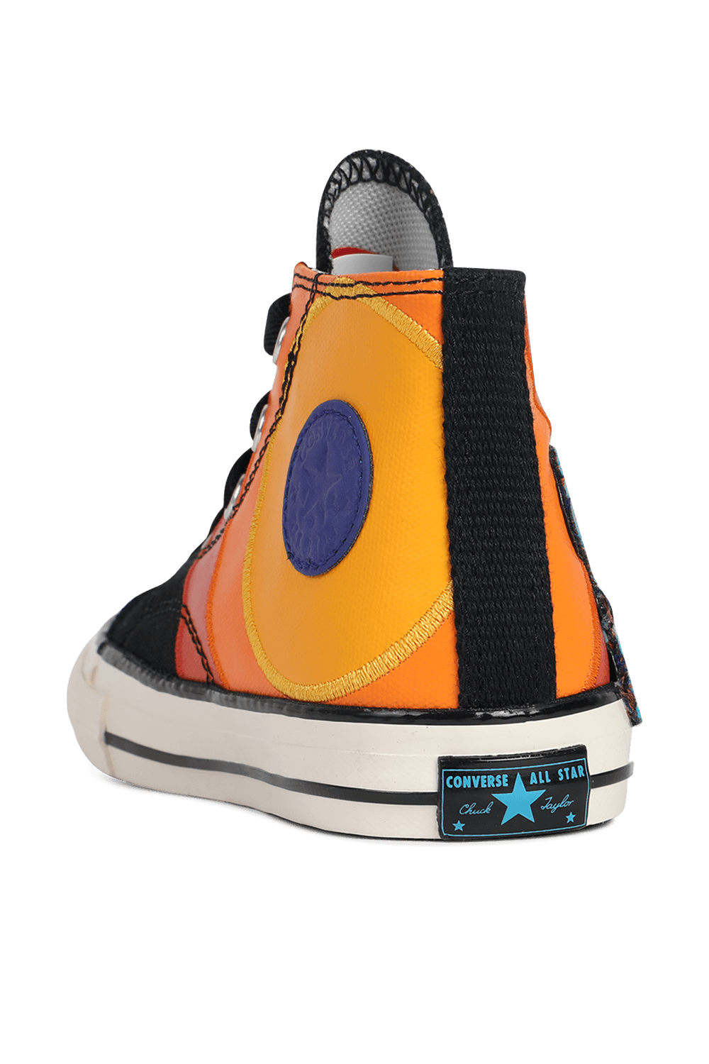 תמונה אחורית של מידות 21-26 קונברס X ספייס ג'אם סניקרס מדגם צ'אק 70