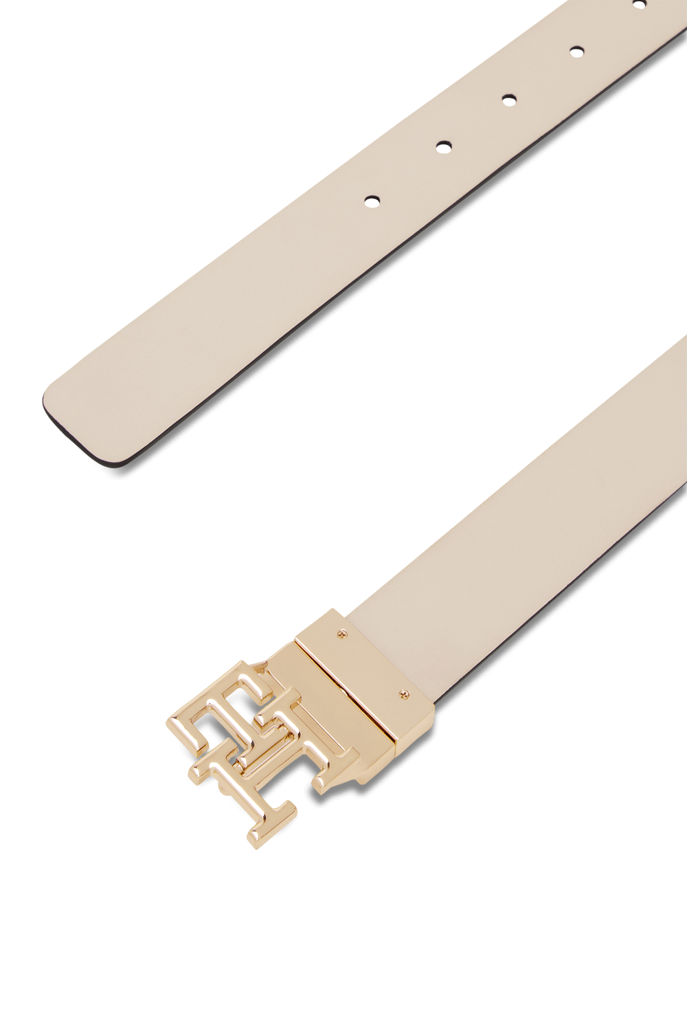 תמונת תקריב של חגורה דו צדדית