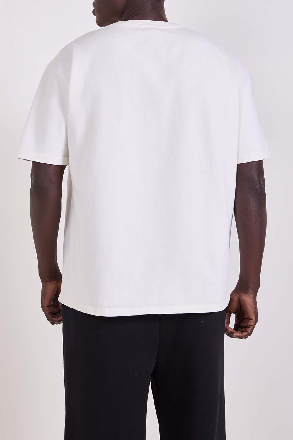 תמונת דוגמן אחורית של חולצת טי