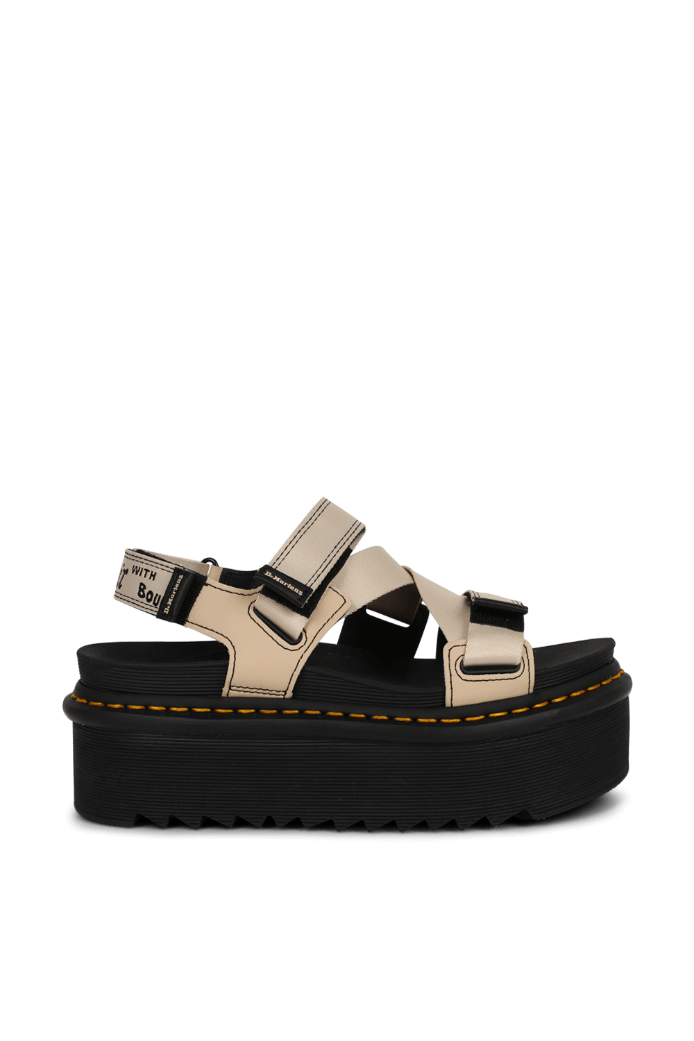 תמונה קידמית של סנדלי פלטפורמה קימבר