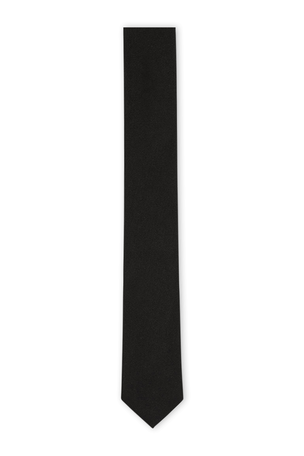 תמונה קידמית של עניבה קלאסית ממשי - 6 ס\"מ